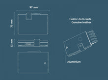 將圖片載入圖庫檢視器 Cascade Wallet SNAP RFID 安全防盜環扣真皮三摺錢包
