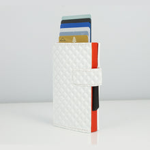 將圖片載入圖庫檢視器 Cascade Wallet SNAP RFID 安全防盜環扣真皮三摺錢包