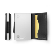 將圖片載入圖庫檢視器 Cascade Wallet RFID 安全防盜真皮三摺錢包
