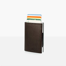 將圖片載入圖庫檢視器 Cascade Wallet RFID 安全防盜真皮三摺錢包
