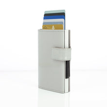 將圖片載入圖庫檢視器 Cascade Wallet SNAP RFID 安全防盜環扣真皮三摺錢包
